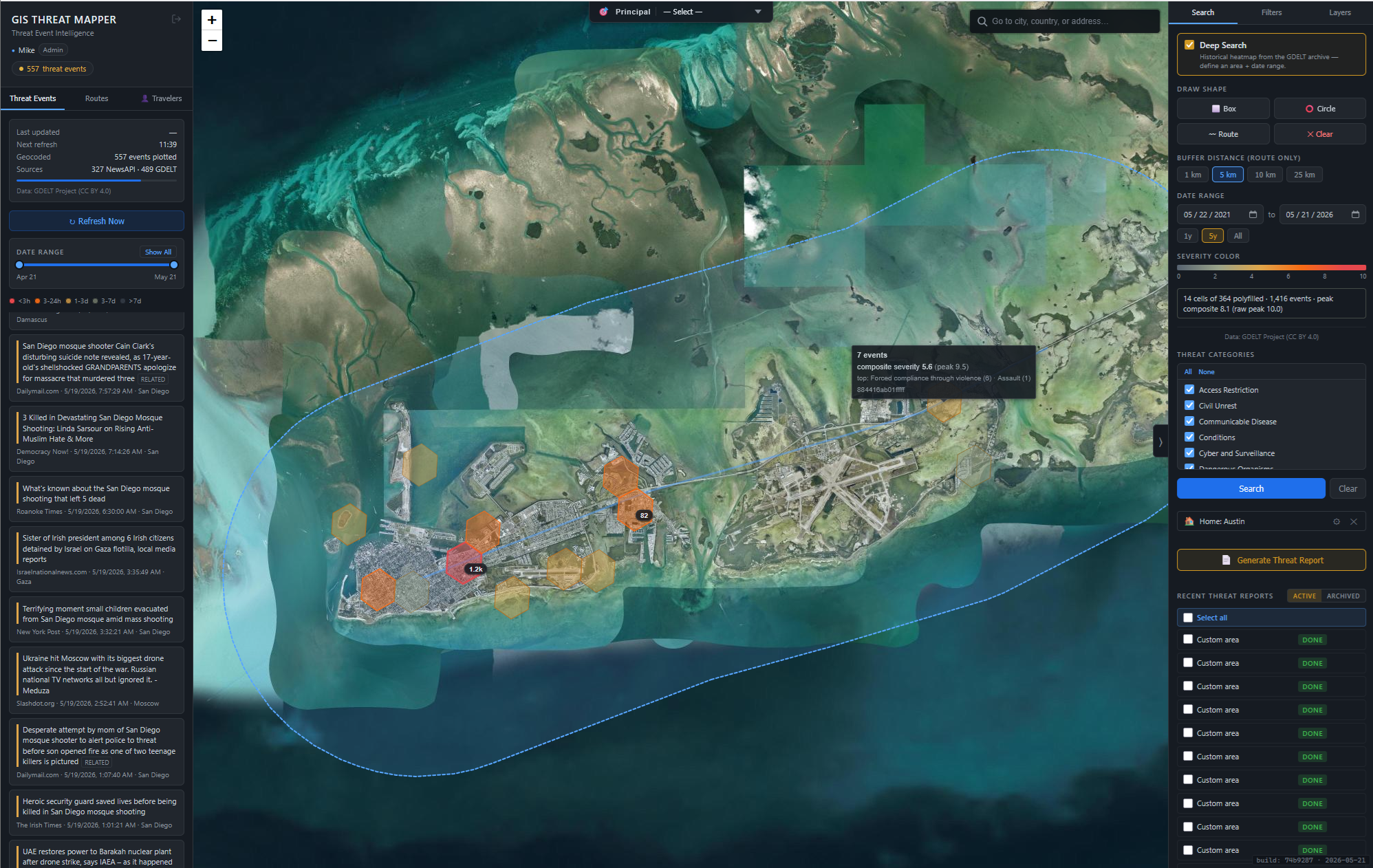 SCOUT Map web view – screenshot 2
