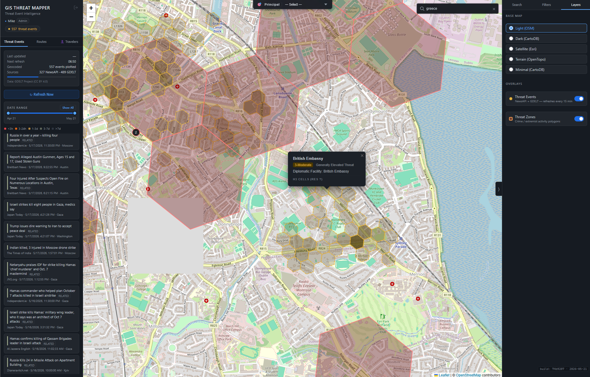 SCOUT Map web view – screenshot 3